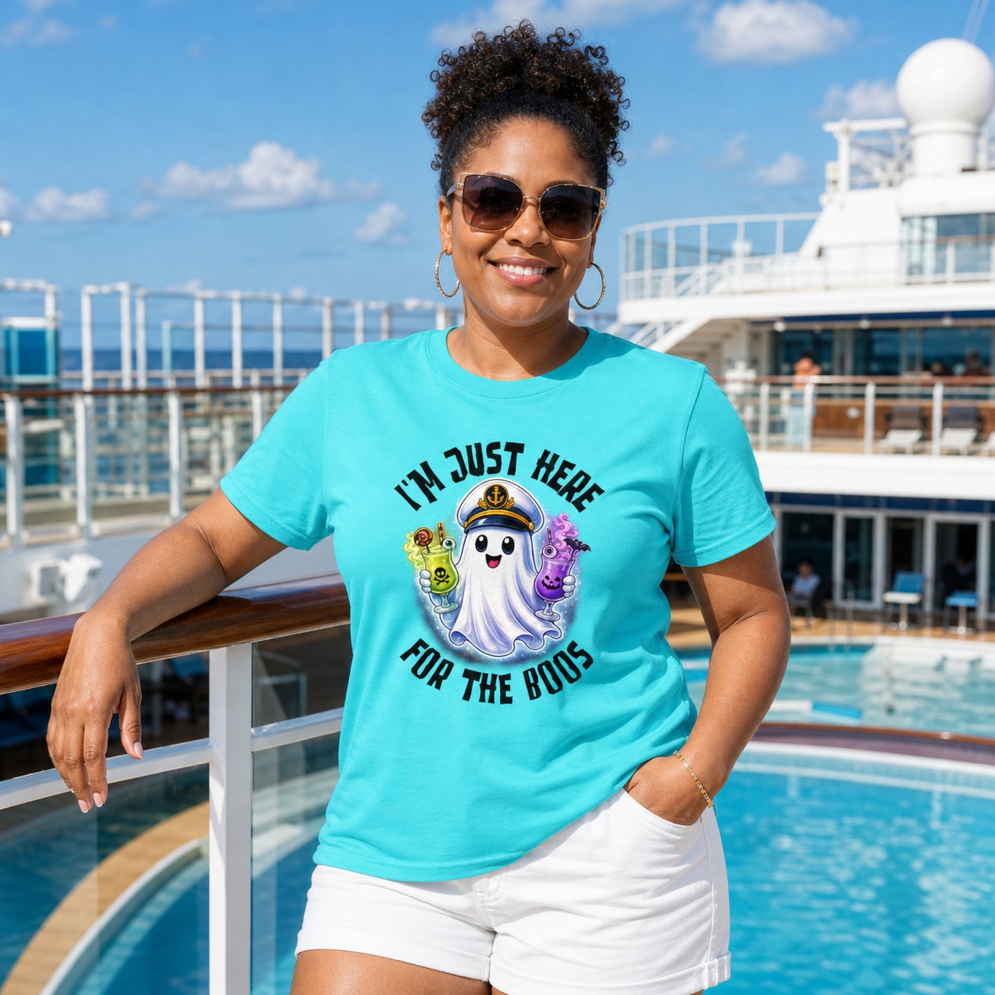 I'm Just Here For The Boos Halloween Cruise T-Shirt