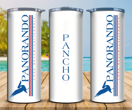 Panorando Pelican 5.0 Swoosh Insulated Skinny Drink Tumbler