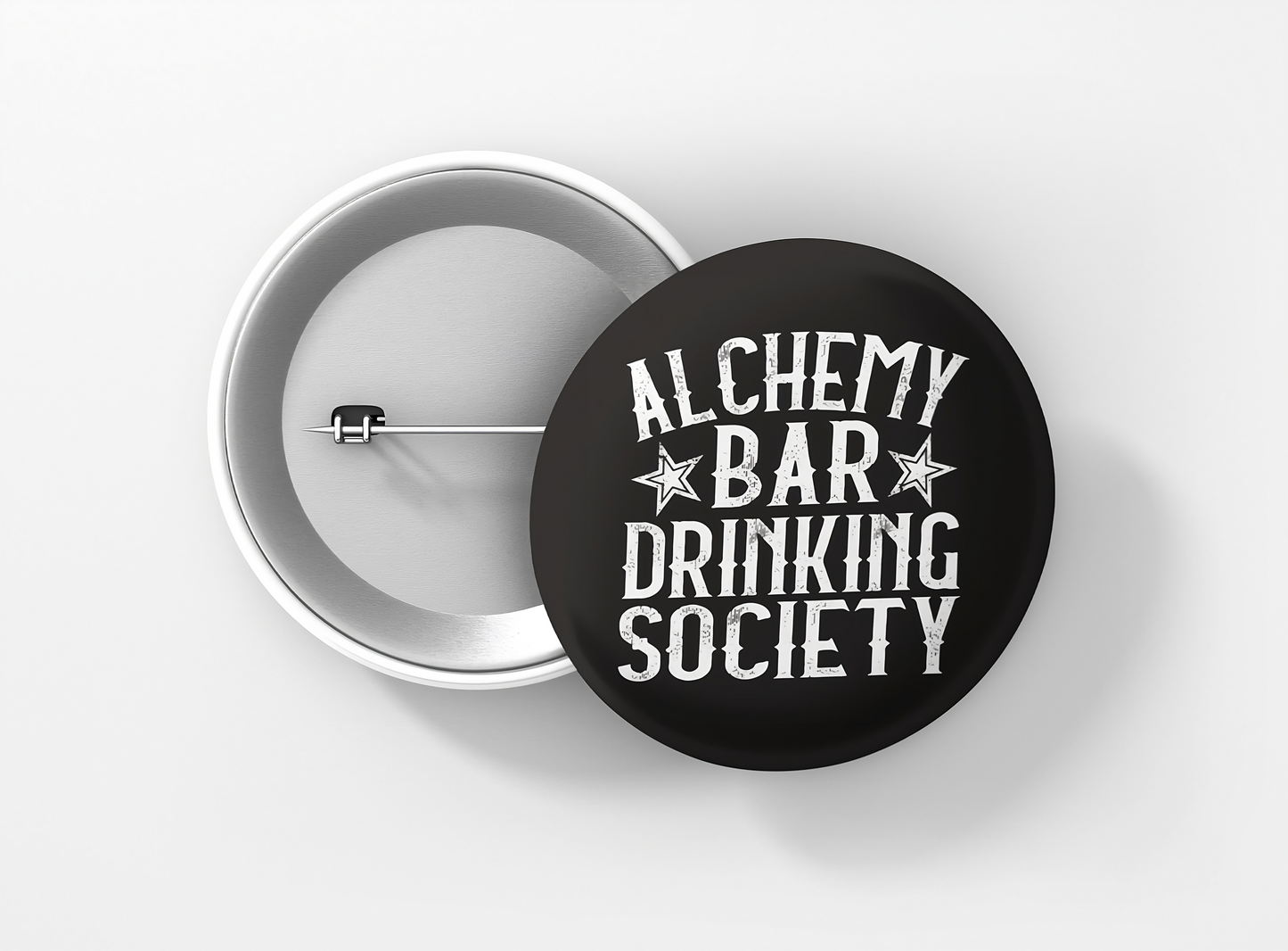 Alchemy Bar Drinking Society Group Button