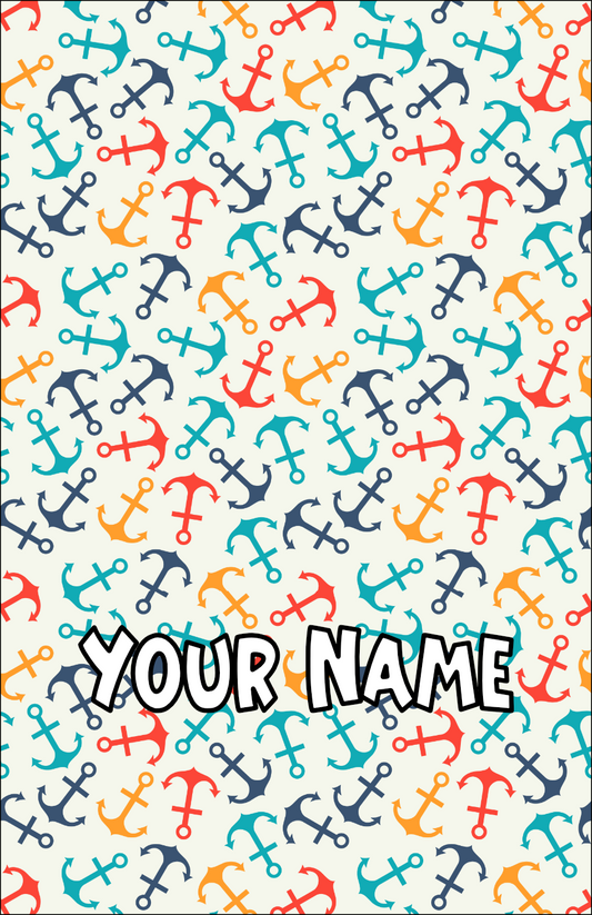 Colorful Anchors Luggage Tag