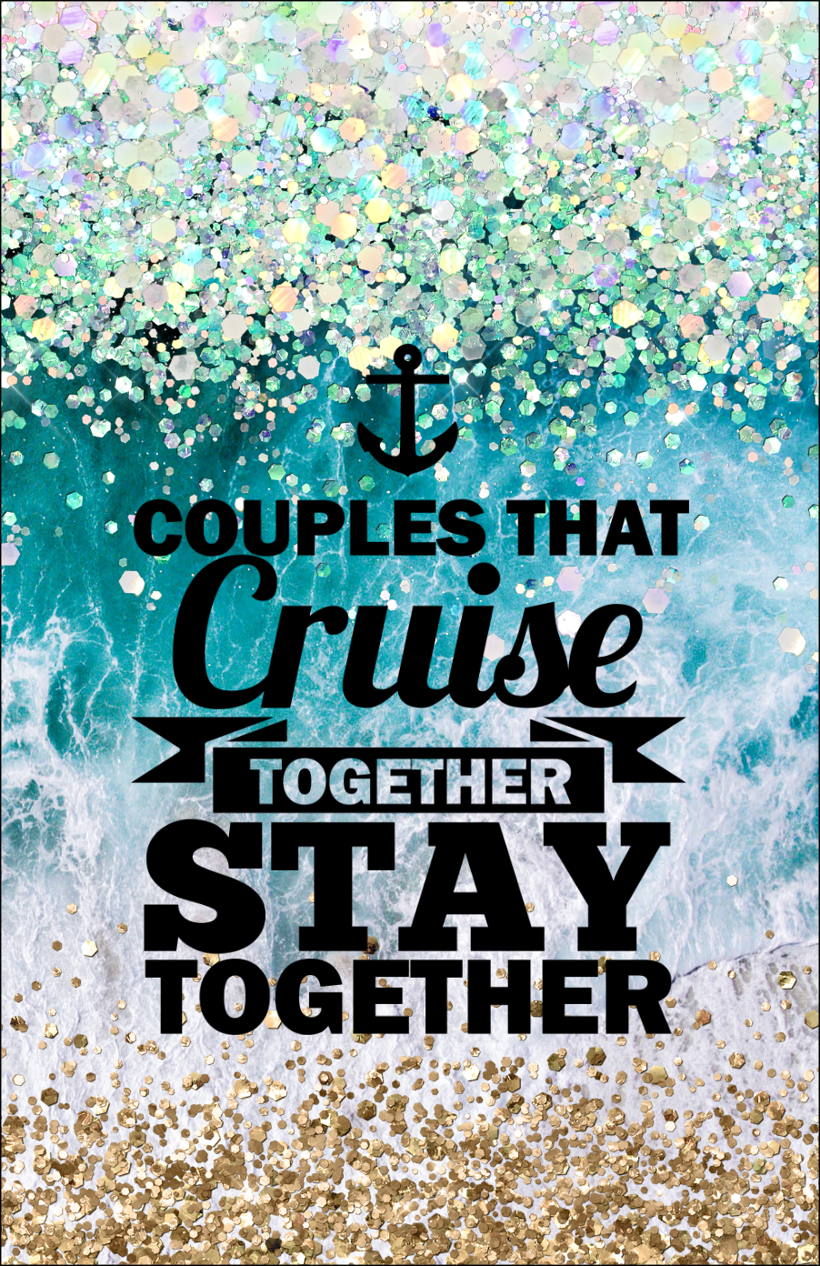 Couples That Cruise Together Stay Together Luggage Tag