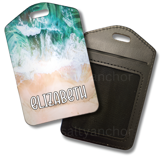 Sandy Palms Luggage Tag