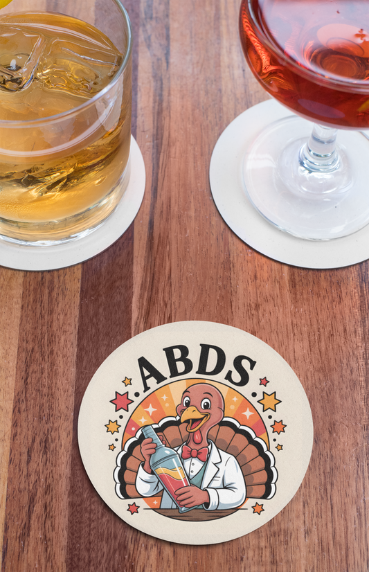 ABDS 2025 Thanksgiving Cup Coasters - Set of 6