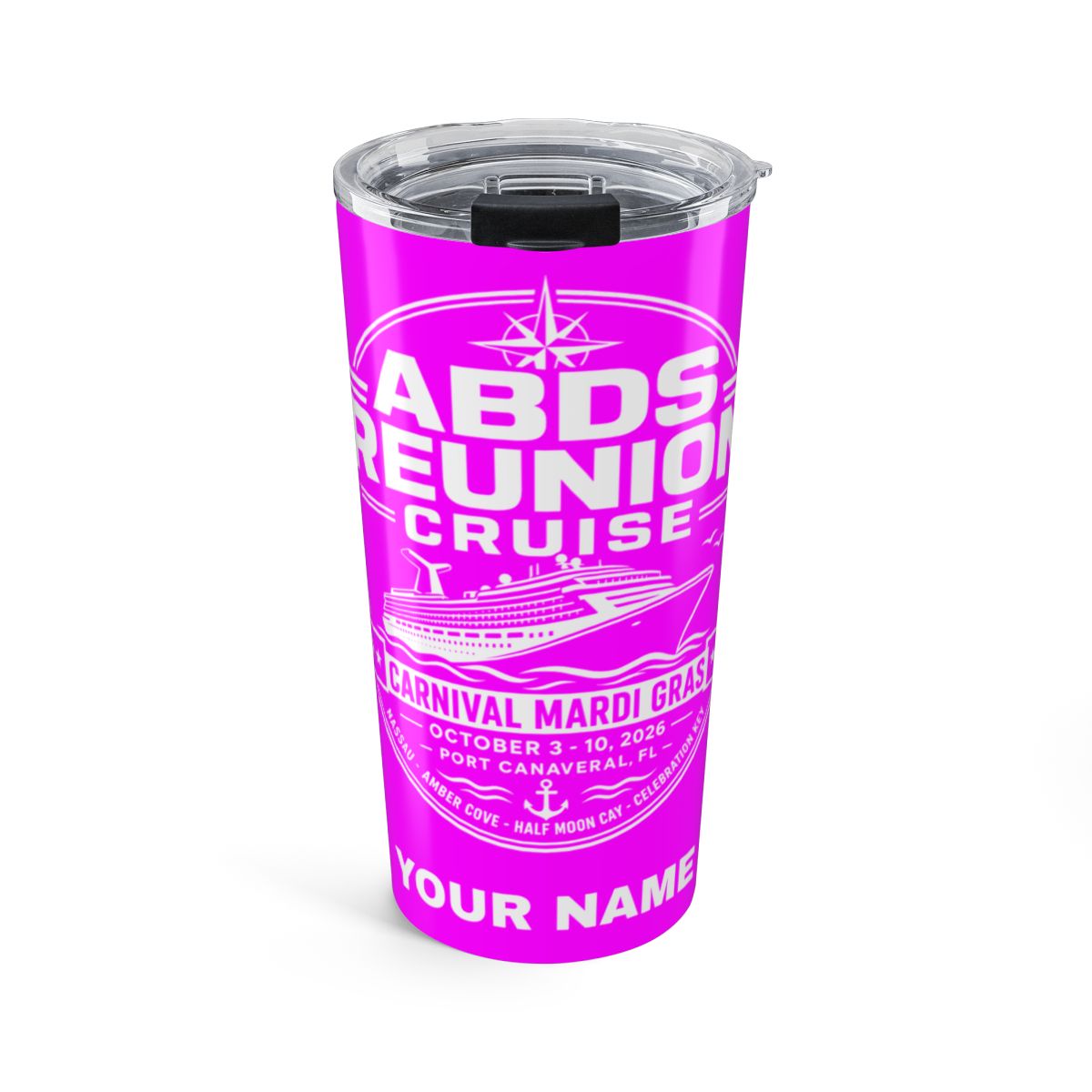 ABDS 2026 Reunion Cruise 20 oz Insulated Drink Tumbler