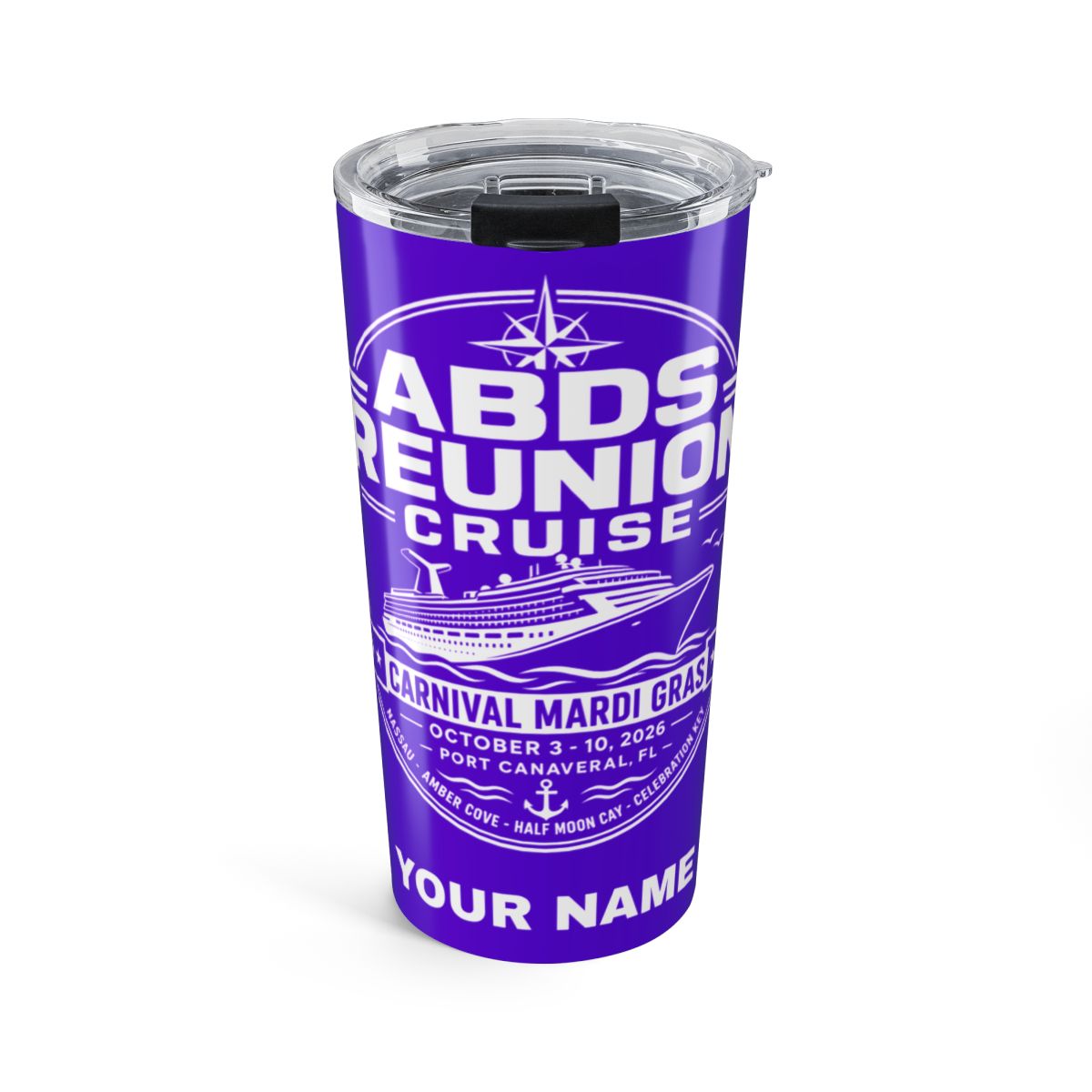 ABDS 2026 Reunion Cruise 20 oz Insulated Drink Tumbler
