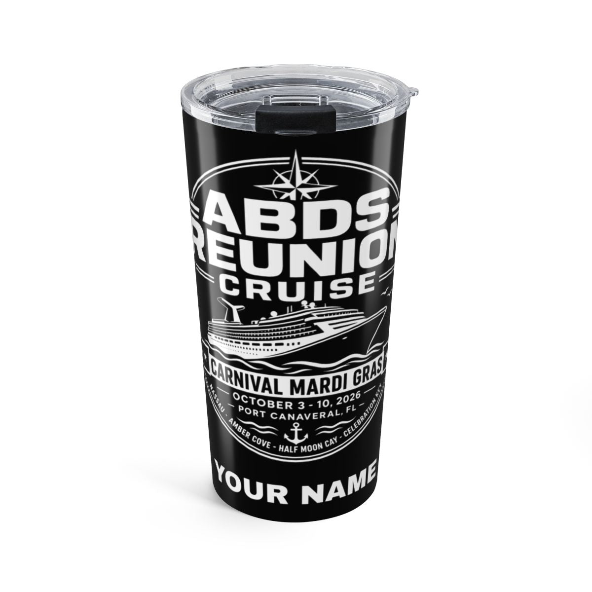 ABDS 2026 Reunion Cruise 20 oz Insulated Drink Tumbler