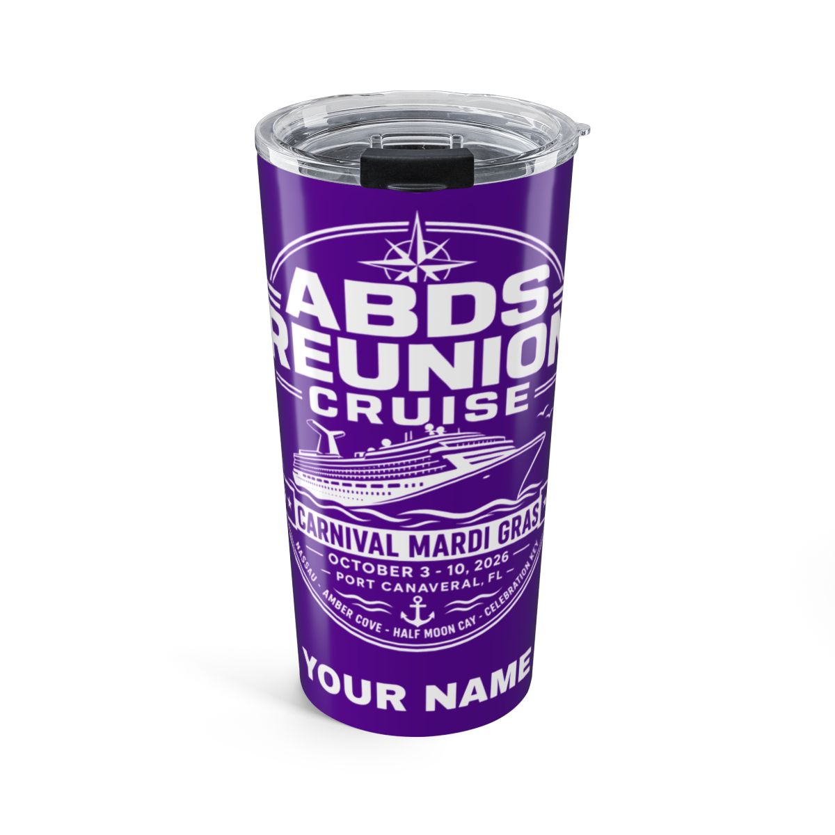 ABDS 2026 Reunion Cruise 20 oz Insulated Drink Tumbler