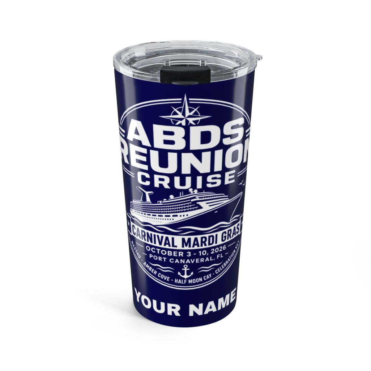 ABDS 2026 Reunion Cruise 20 oz Insulated Drink Tumbler