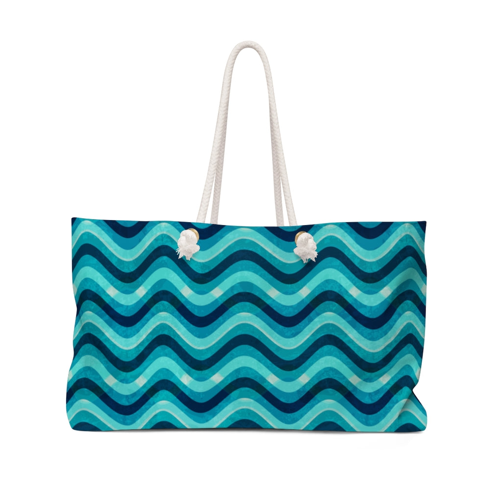 Blue Waves Weekender Bag - The Salty Anchor