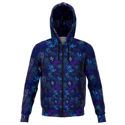 Neon Jungle Zipper Hoodie - The Salty Anchor