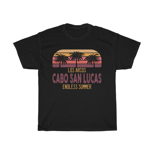 Cabo San Lucas Endless Summer Los Arcos Unisex Heavy Cotton Tee - The Salty Anchor