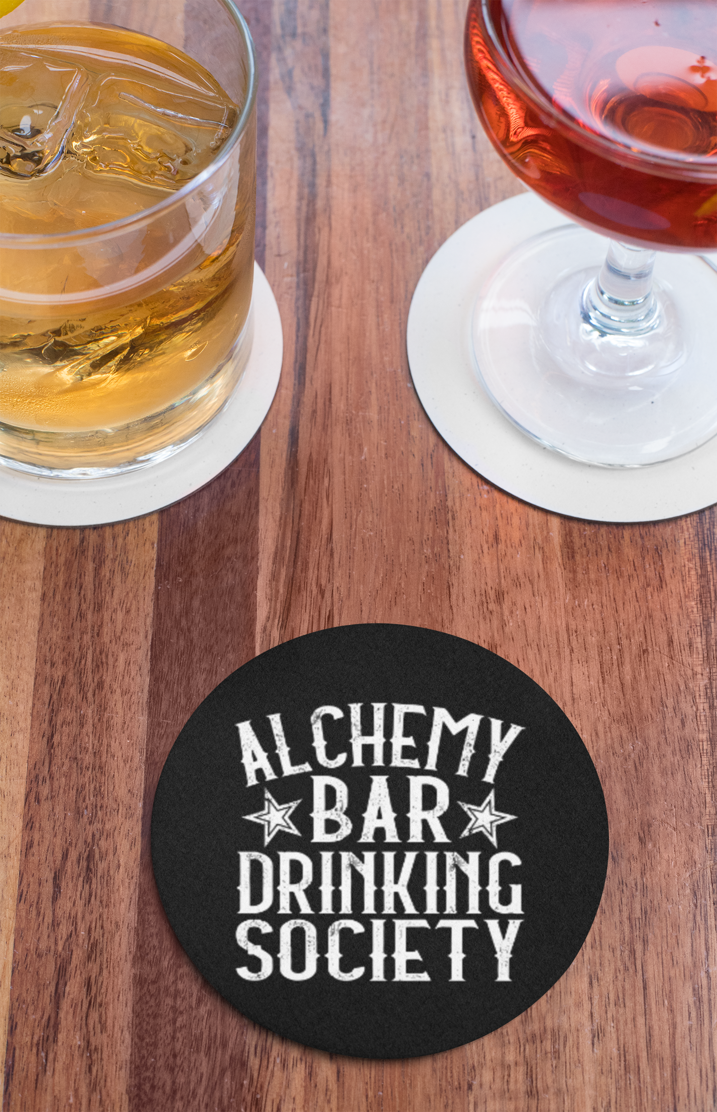 Alchemy Bar Drink Coasters