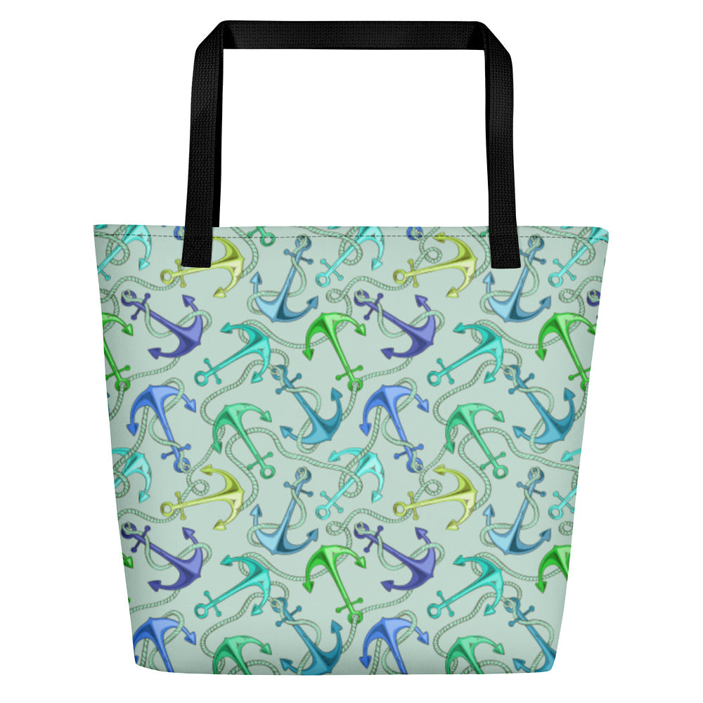 Sea Anchors and Rope Beach Bag - The Salty Anchor