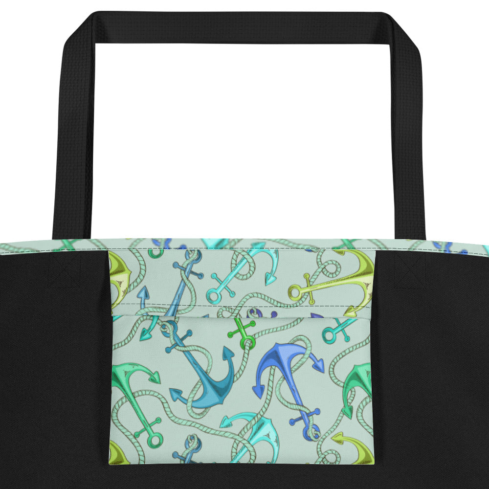 Sea Anchors and Rope Beach Bag - The Salty Anchor