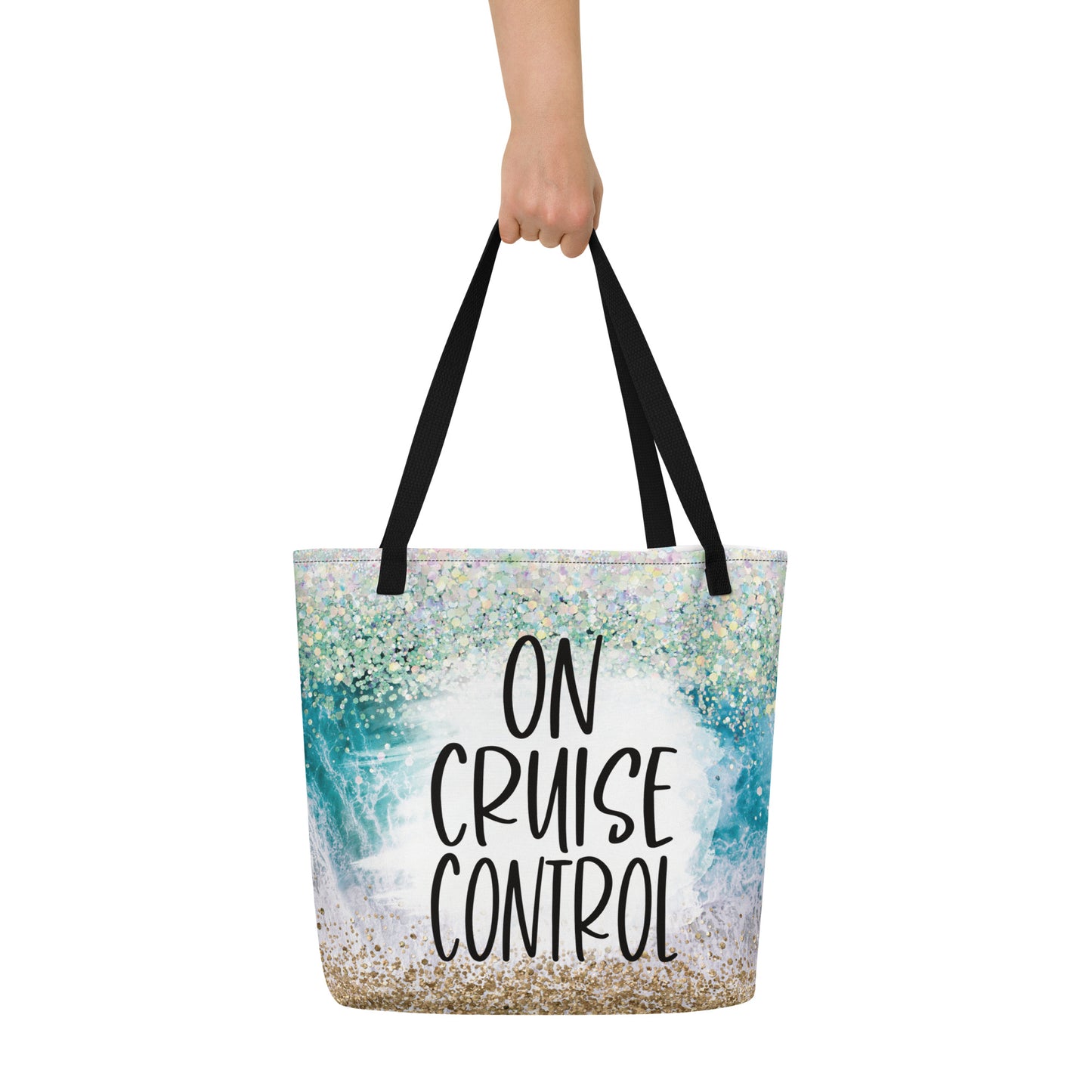 On Cruise Control Beach Bag 16"x20"