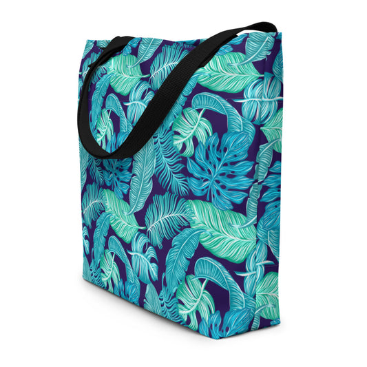 Tropical Blues Beach Bag - 16x20 - The Salty Anchor