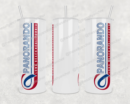 Panorando Vintage Logo Insulated Drink Tumbler